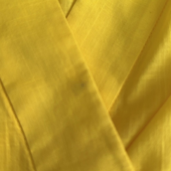 Banana Republic Yellow Balloon Sleeve Wrap Top XXL - Picture 8 of 8